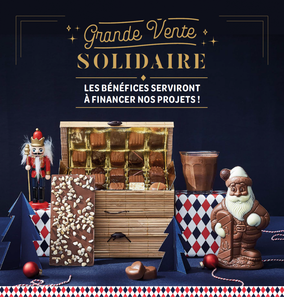 Affiche vente de chocolats Alex Olivier 2021